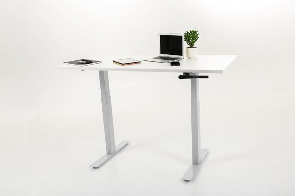 UpDown Desk PRO Series Manual Standing Desk, White